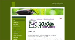 Desktop Screenshot of gardenservices.sk
