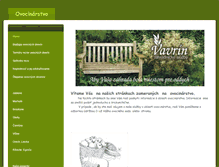 Tablet Screenshot of ovocinarstvo.gardenservices.sk